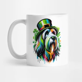 Schapendoes Dog's Spirited Saint Patrick's Day Celebration Mug